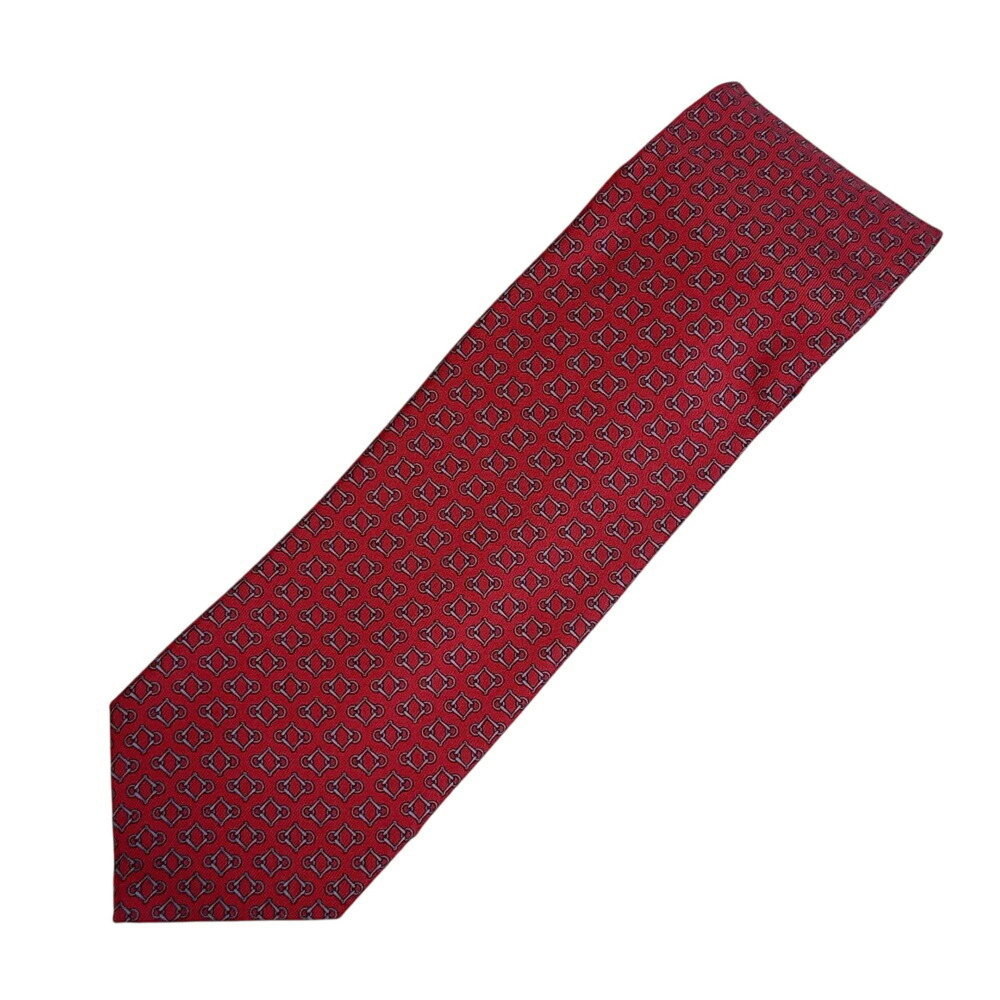 HERMES tie, red